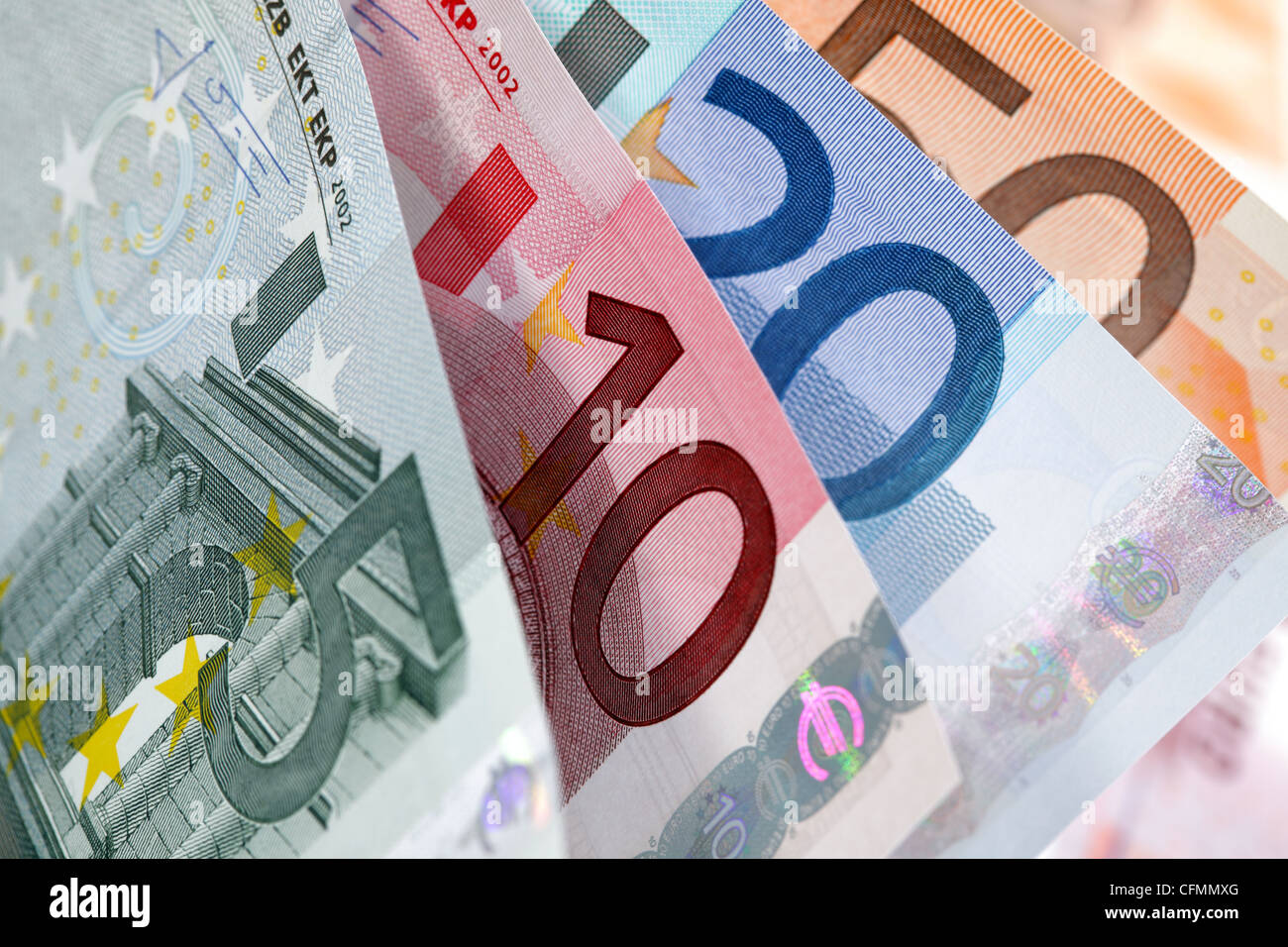 Europäische Währung Stockfoto
