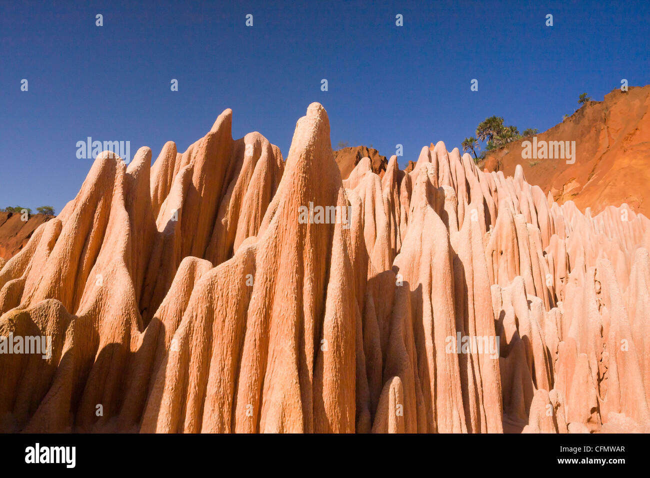 Die roten Tsingy von Antsiranana (Diego Suarez), Madagaskar Stockfoto