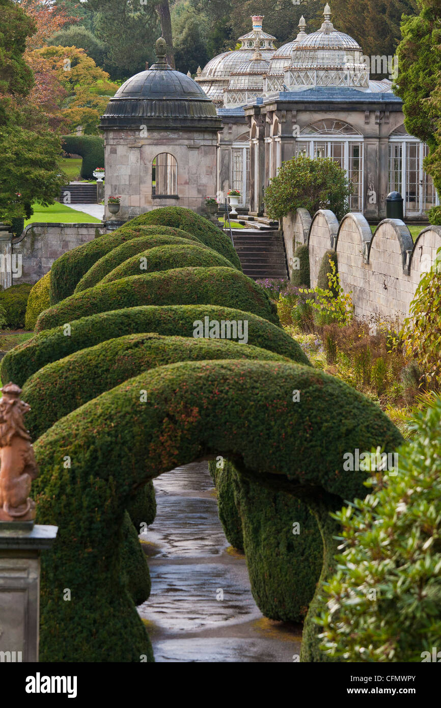 Alton Towers Gärten, Staffordshire, England, UK Stockfoto