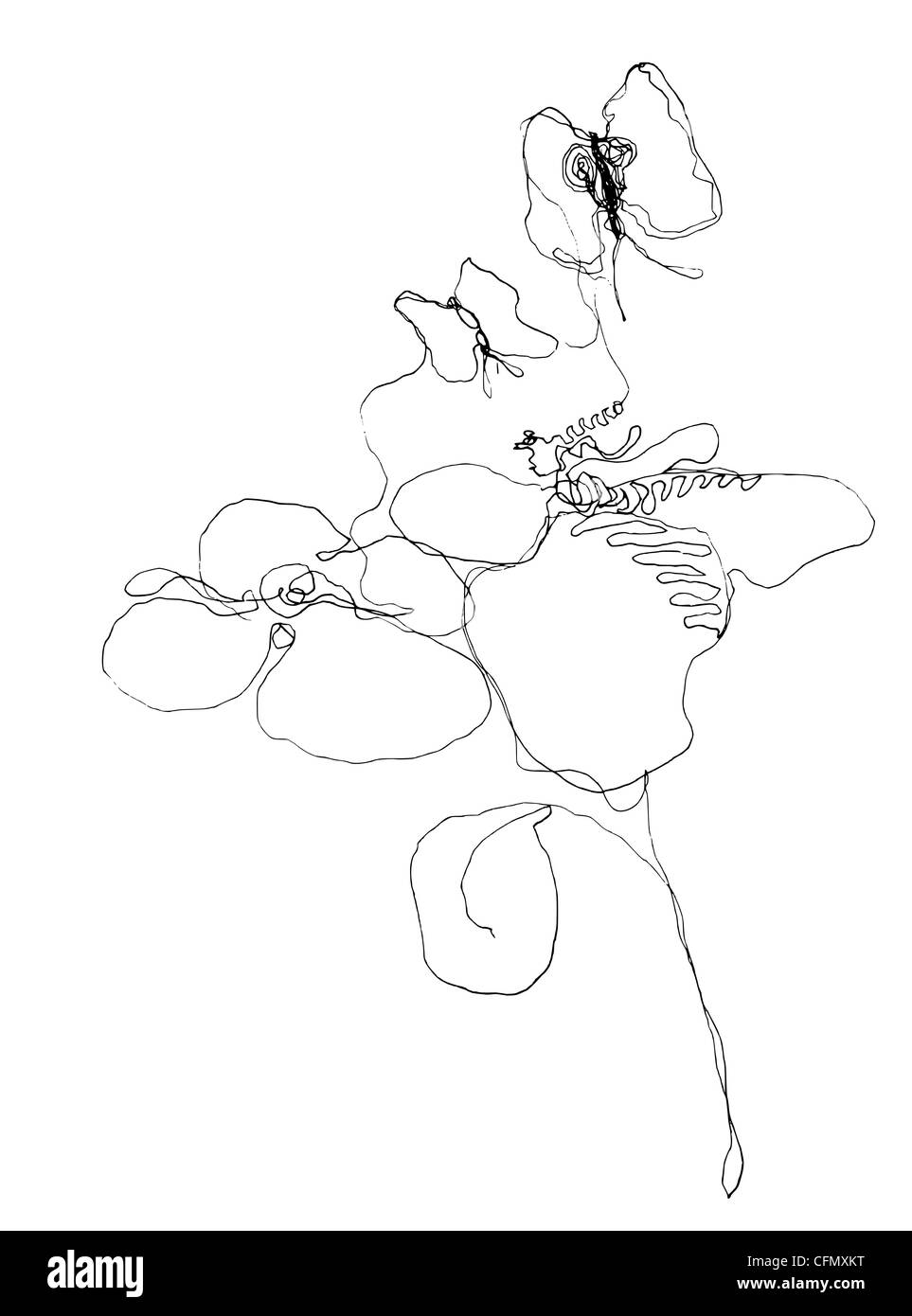 Eine Serie von 17 informellen handgezeichneten Skizzen/Doodles, die als Illustrationen zu verschiedenen Motiven verwendet werden. Witzig urkomisch seltsam albern oder tödlich ernst. Stockfoto