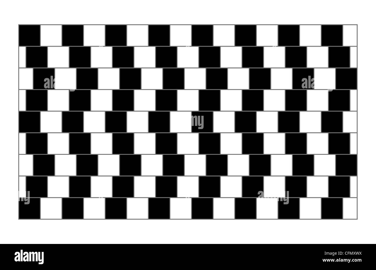 Optische Täuschung Stockfoto