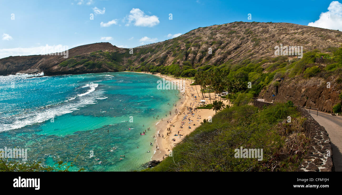 Hanauma Bay Nature Preserve, Oahu, Hawaii Stockfoto