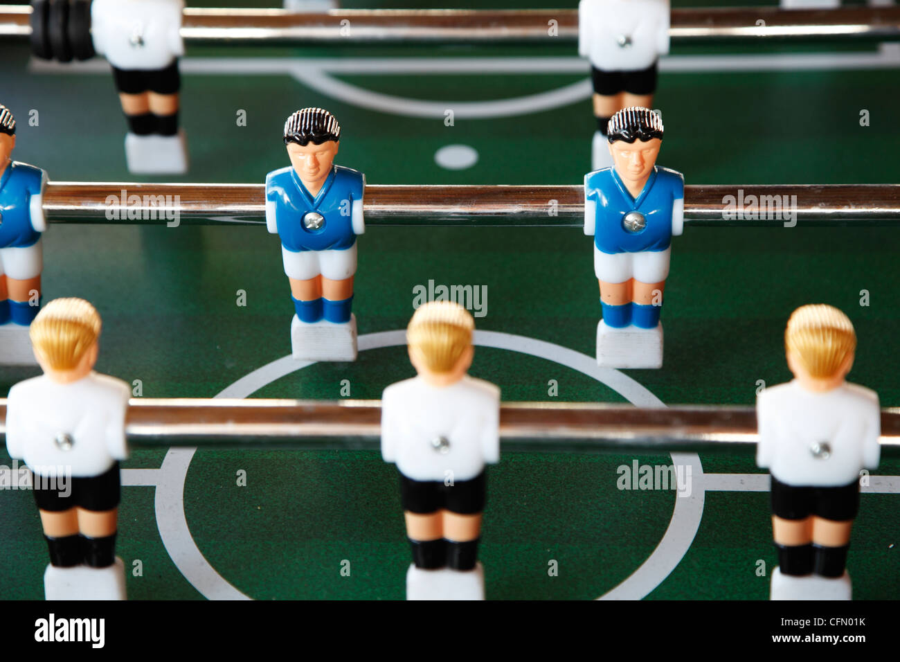 Tisch-Fußball Spiel auch wissen wie Tischfußball In Nordamerika Stockfoto