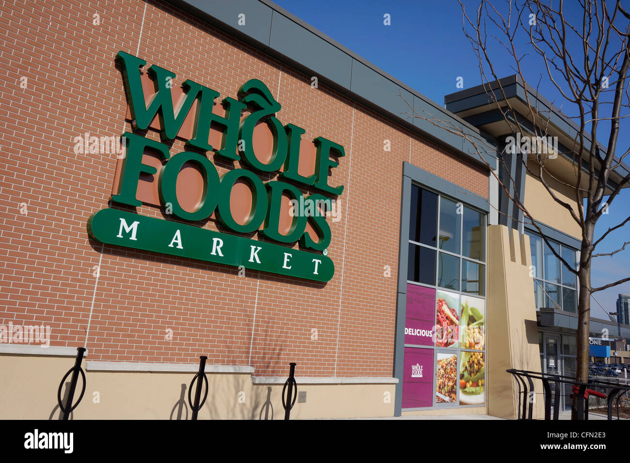 Whole Foods Market, Bio Lebensmittel Shop Stockfoto