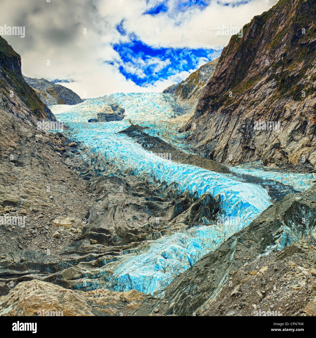 Franz Josef Gletscher in Neuseeland Stockfoto