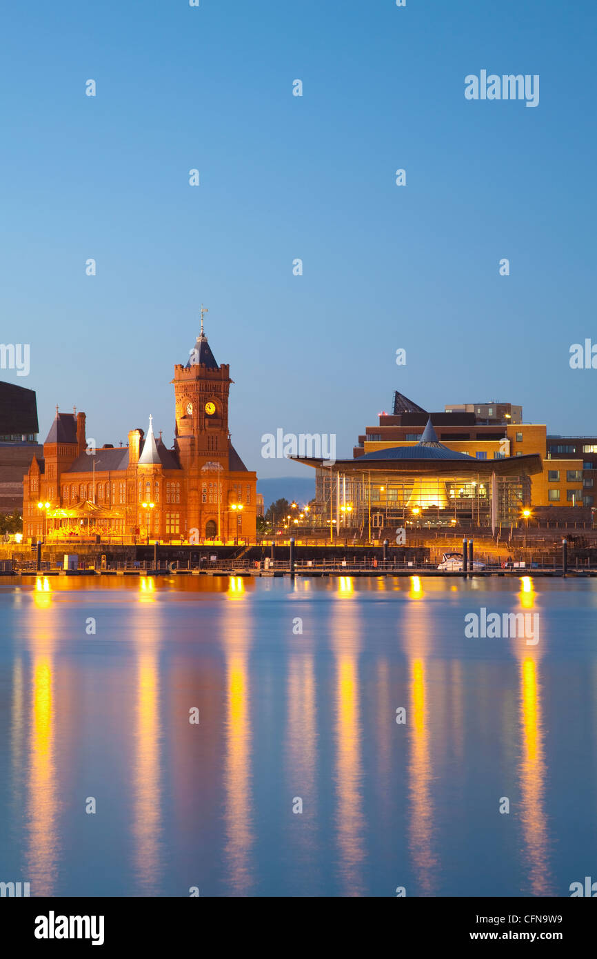 Senedd (Welsh National Assembly Building), Cardiff, Südwales, Wales, Vereinigtes Königreich, Europa Stockfoto