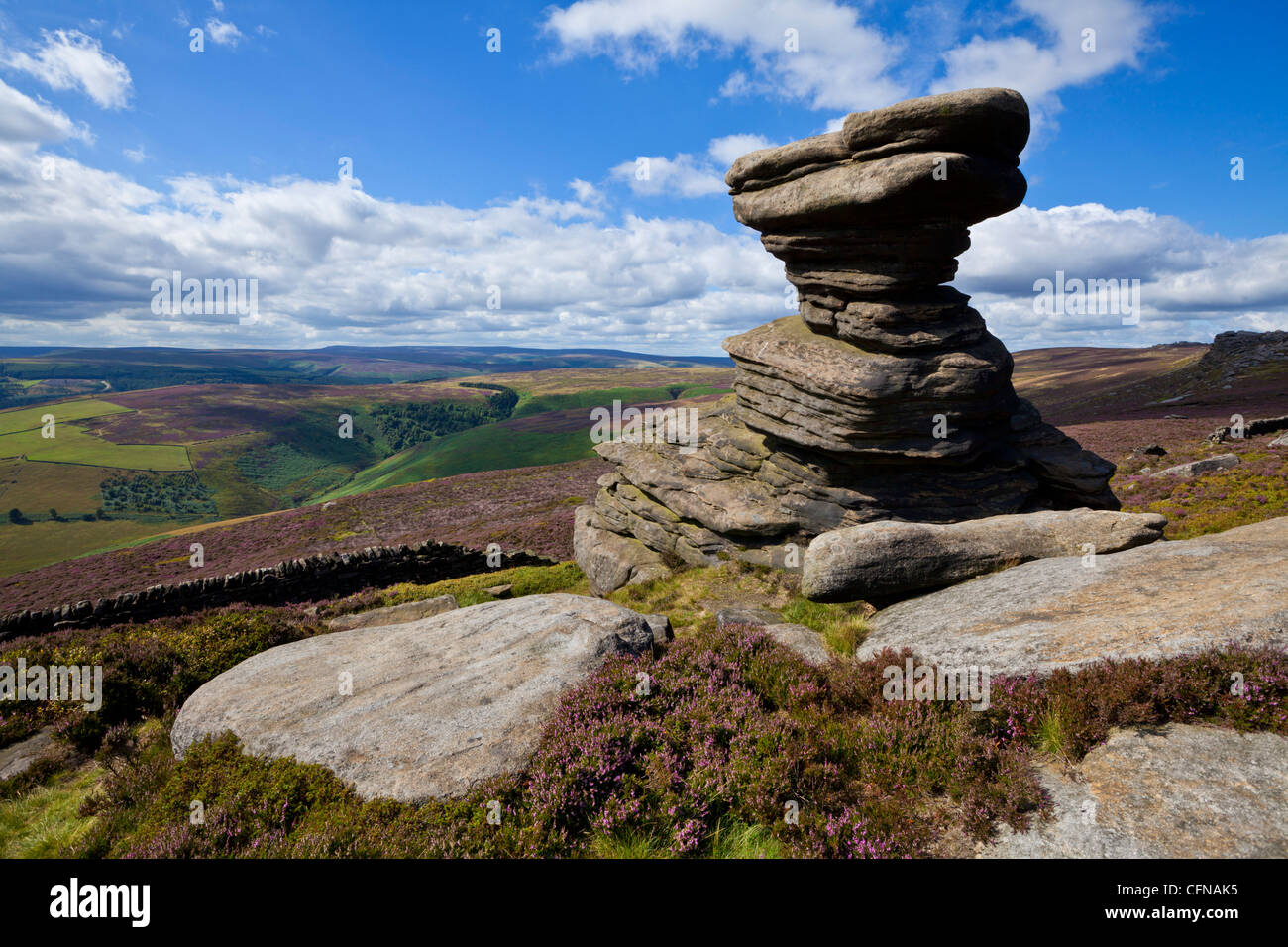 Salzstreuer Rock, Derbyshire, England, Vereinigtes Königreich, Europa Stockfoto