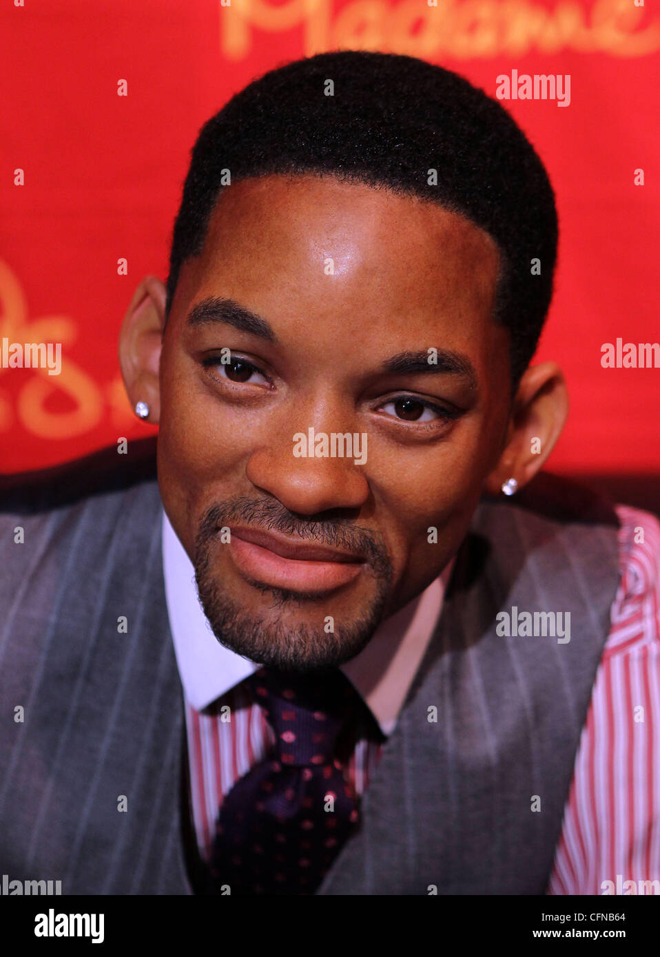 Wird Smith Wachsfigur Enthüllung im Rahmen des Black History Month im Madame Tussauds Las Vegas, Nevada - 16.02.11 Stockfoto