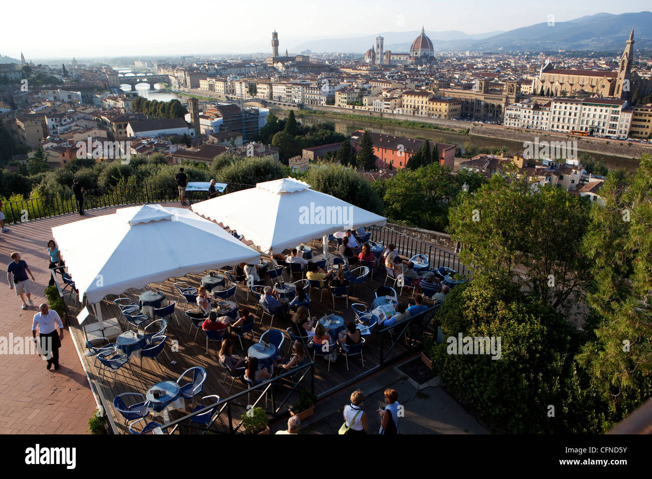 Florenz von Piazza MIchelangelo, Florenz, Toskana, Italien, Europa Stockfoto