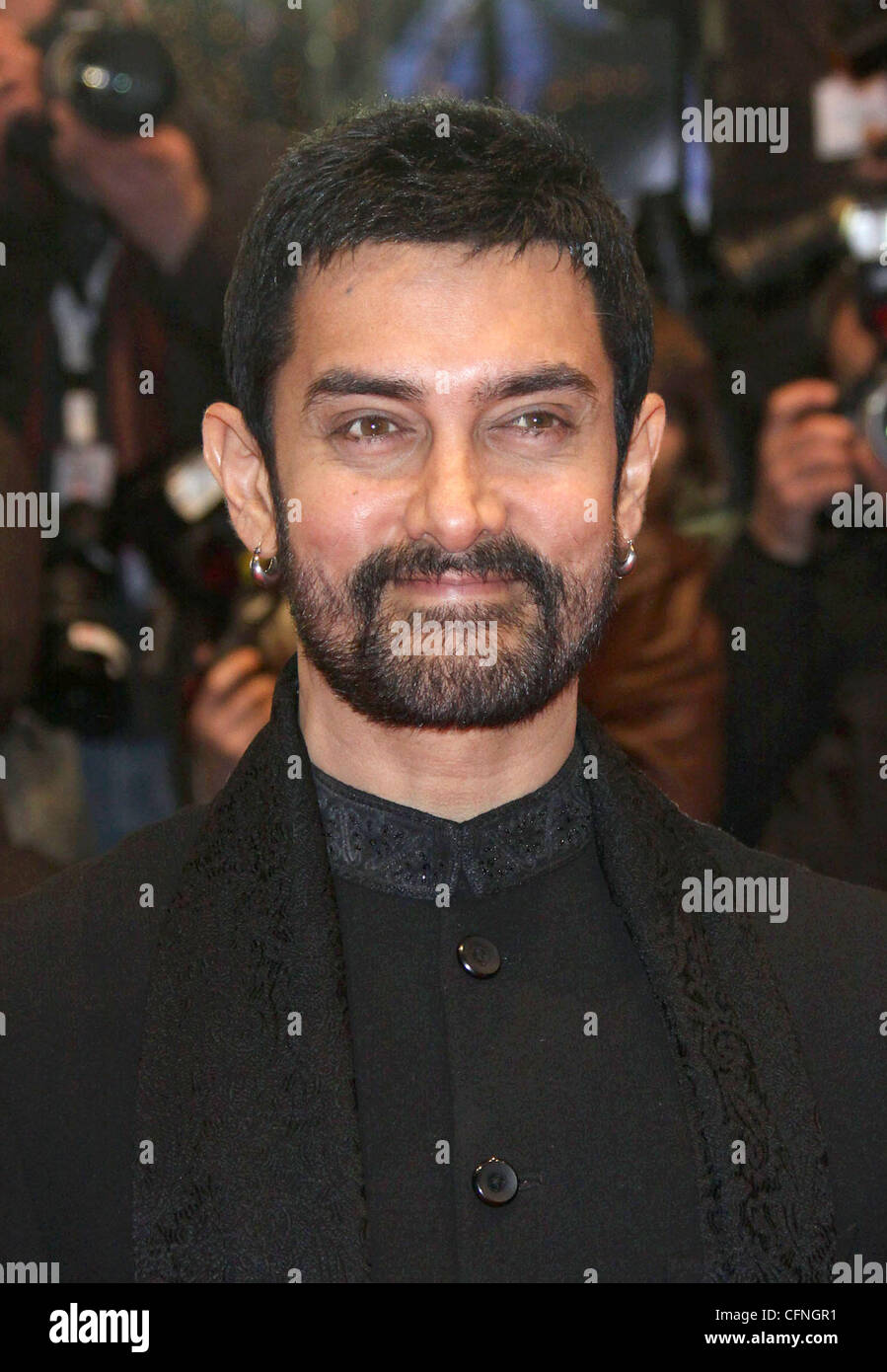 Schauspieler, Direktor Aamir Khan 61. Internationalen Filmfestspiele Berlin, Berlinale - True Grit - Premiere Berlin, Deutschland - 10.02.11 Stockfoto
