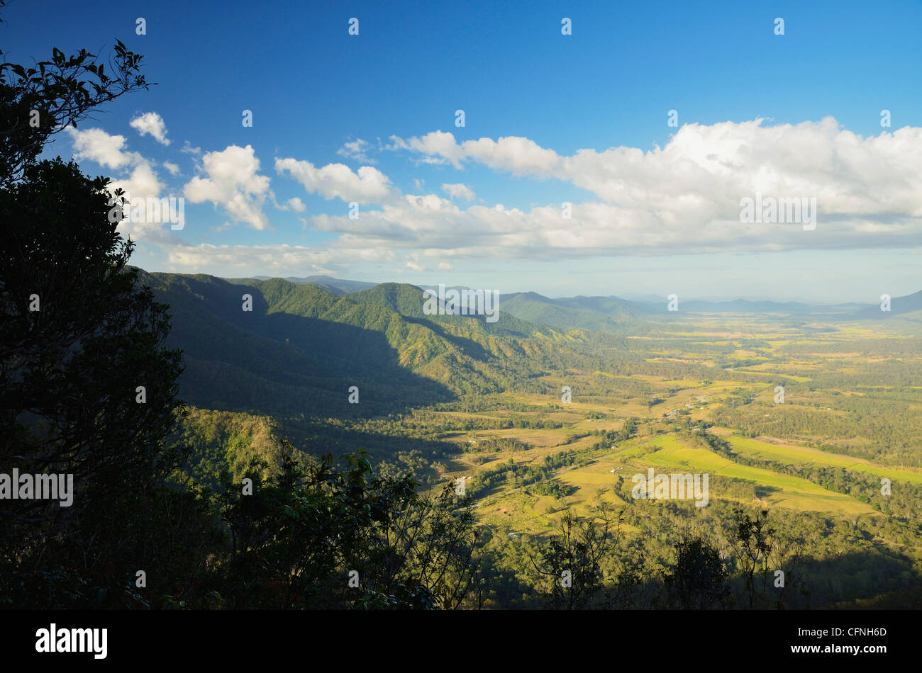 Ansicht von Finch Hatton und Pioneer Valley, Eungella, Queensland, Australien, Pazifik Stockfoto