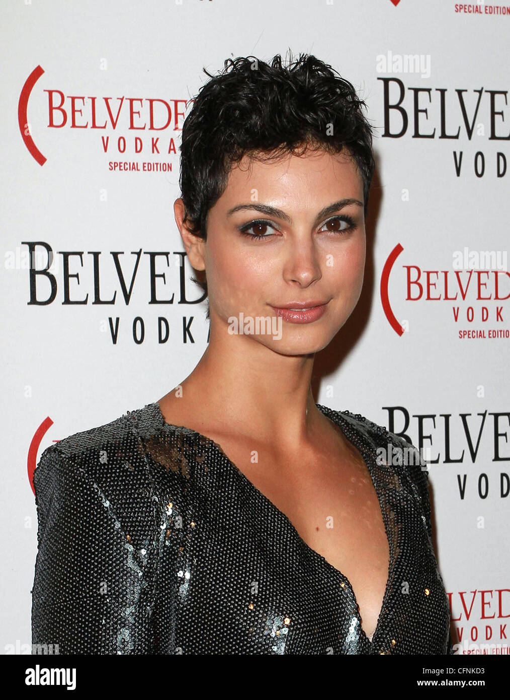 Morena Baccarin Belvedere Vodka Launch Party (rot) Special Edition Flasche Held an Avalon Hollywood, California - 10.02.11 Stockfoto