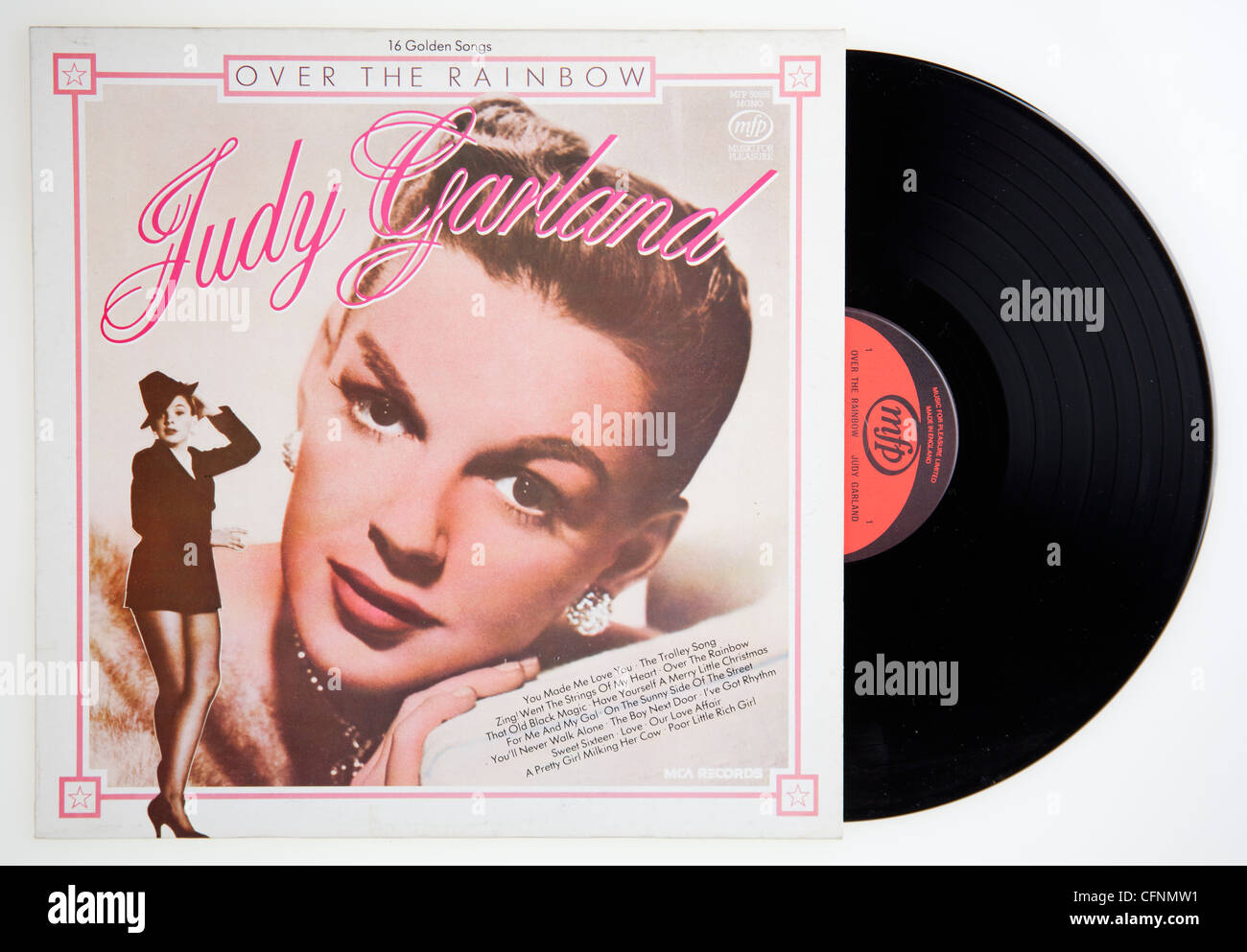 Judy Garland, Over The Rainbow-Album-cover Stockfoto