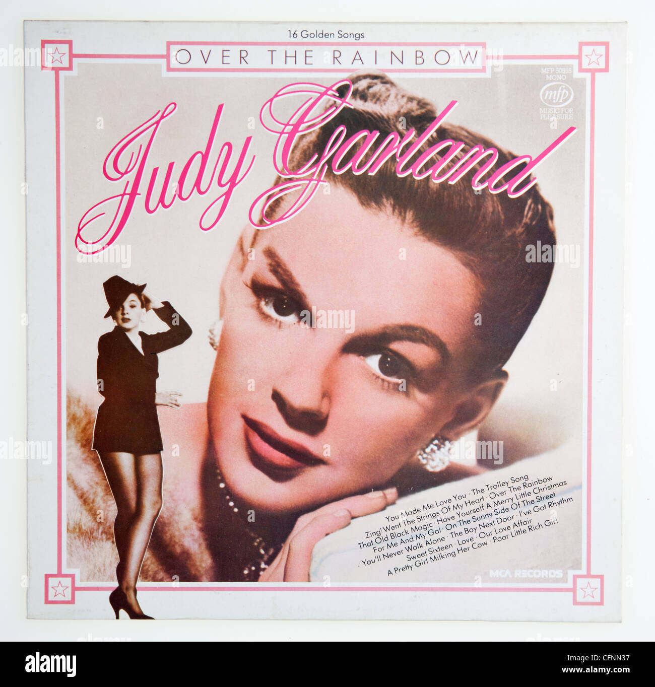Judy Garland, Over The Rainbow-Album-cover Stockfoto