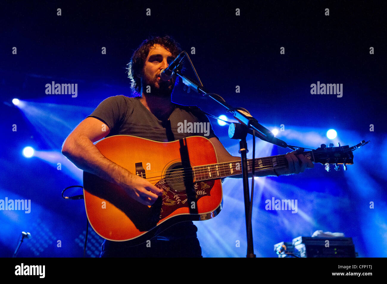 Die Coronas, die live am Coliseu Dos Recreios. Lissabon, Portugal - 14.02.11 Stockfoto