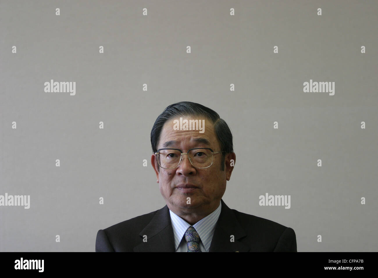 Fujio Cho, Vorsitzender der Toyota Motor Corporation, Tokio, Japan. Stockfoto