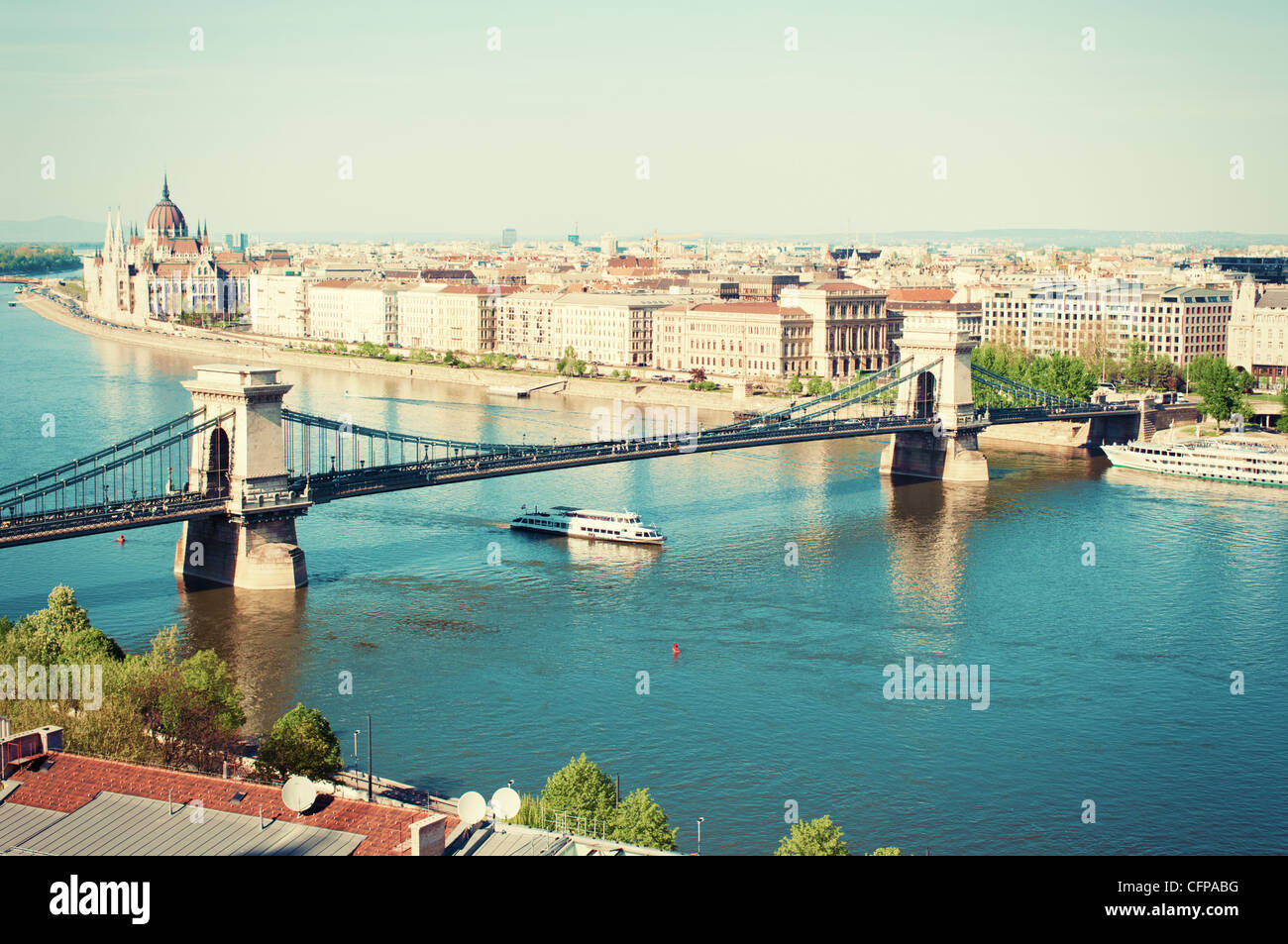 Budapest Stadtbild in Ungarn Europa. Stockfoto