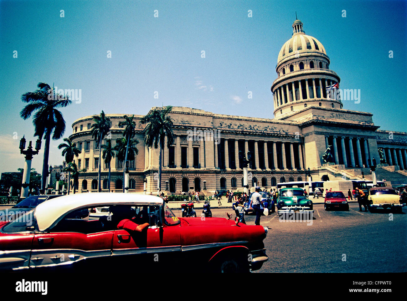 Das Kapitol in Havanna, Kuba. Stockfoto Das Kapitol in Havanna, Kuba. Stockfoto