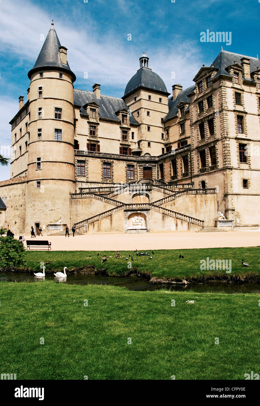 Chateau de Vizille, in der Nähe von Grenoble, beherbergt das Museum der französischen Revolution. Stockfoto