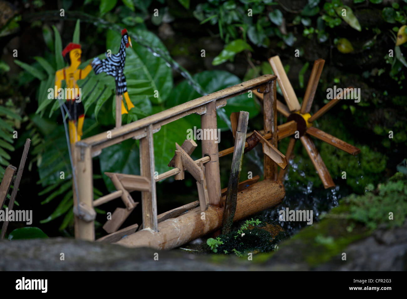 In einem Garten von Ubud, Bali, Südasien, Indonesien Stockfoto