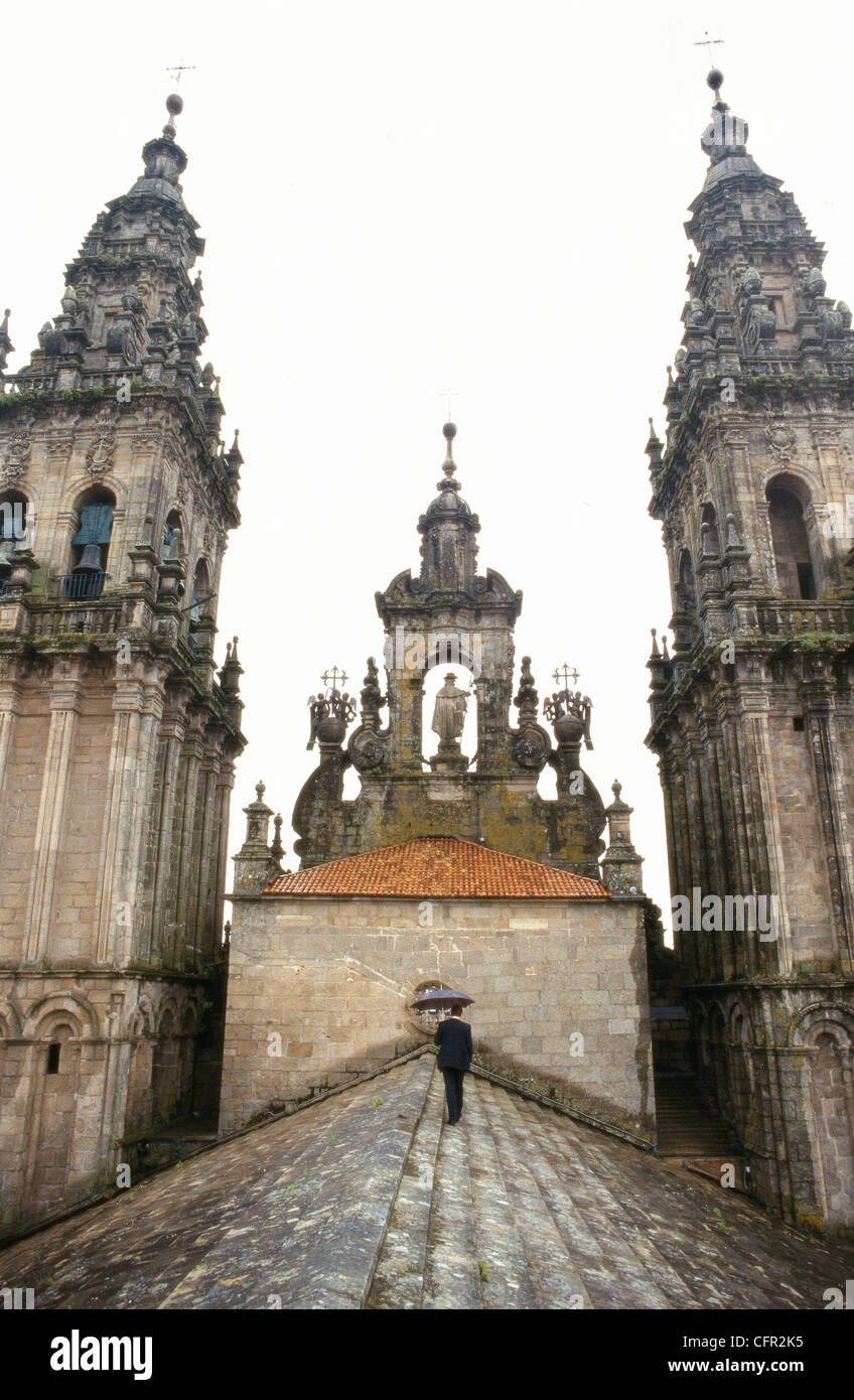 Guillén De La Catedral de Santiago de Compostela. La Coruña. Stockfoto