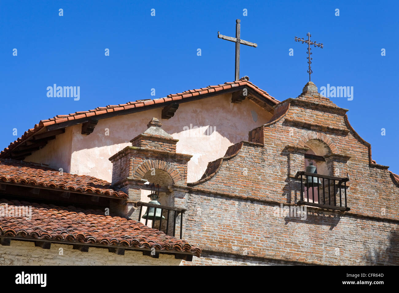 Mission San Antonio, Monterey County, California, Vereinigte Staaten von Amerika, Nordamerika Stockfoto