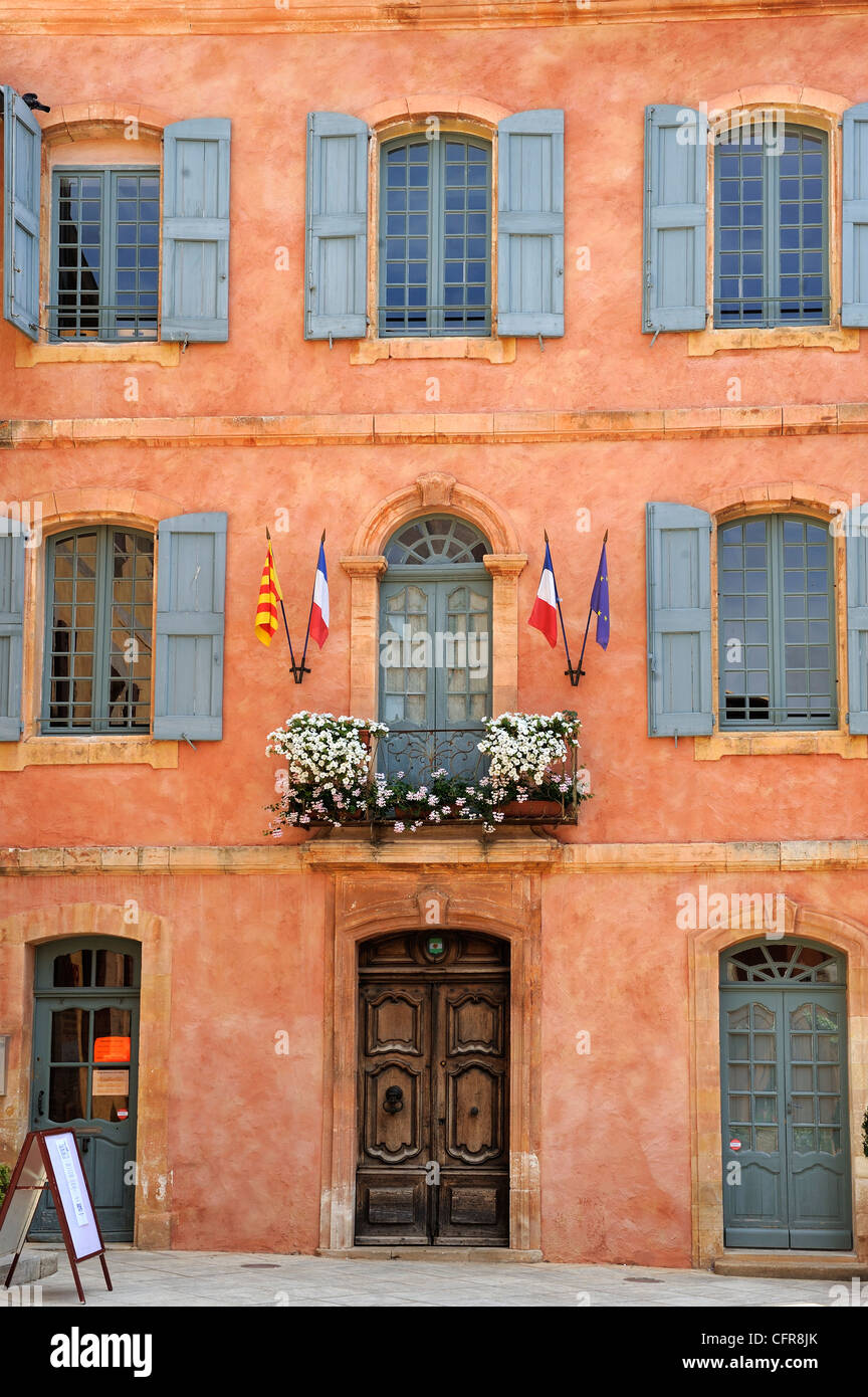 Mairie Büro, Vaucluse, Provence, Frankreich, Europa Stockfoto