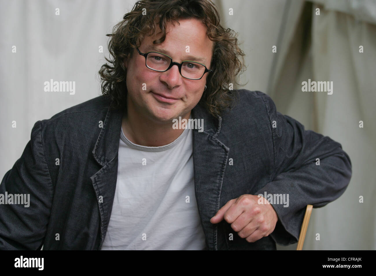 Hugh Fearnley-Whittingstall, britischer Starkoch, Autor, Journalist, Koch und Kämpferin für "richtiges Essen". Stockfoto