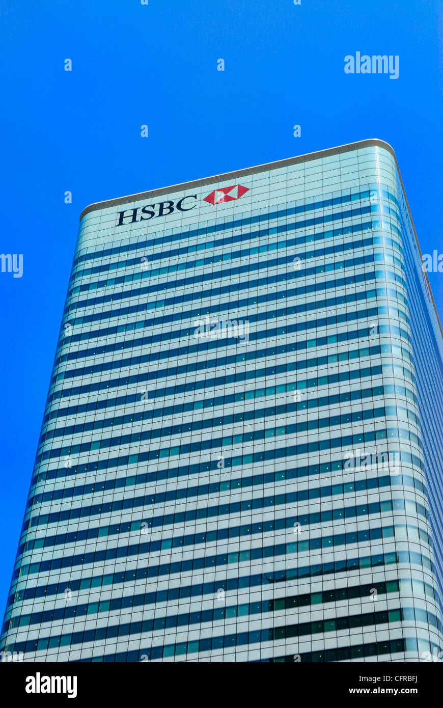 HSBC Tower oder HSBC Group Head Office, 8 Canada Square, Canary Wharf, London, Großbritannien. Stockfoto