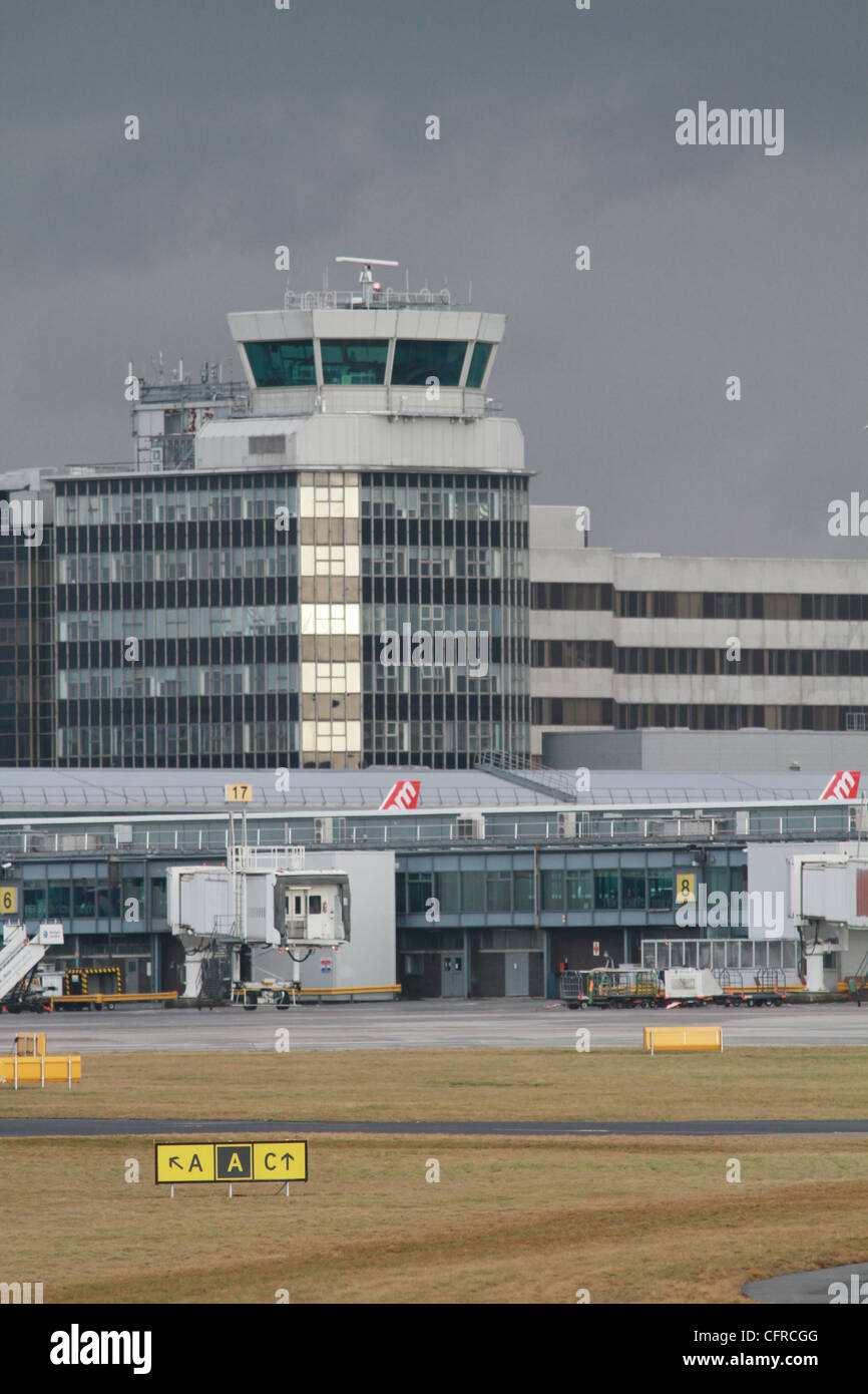Manchester Flughafen Stockfoto