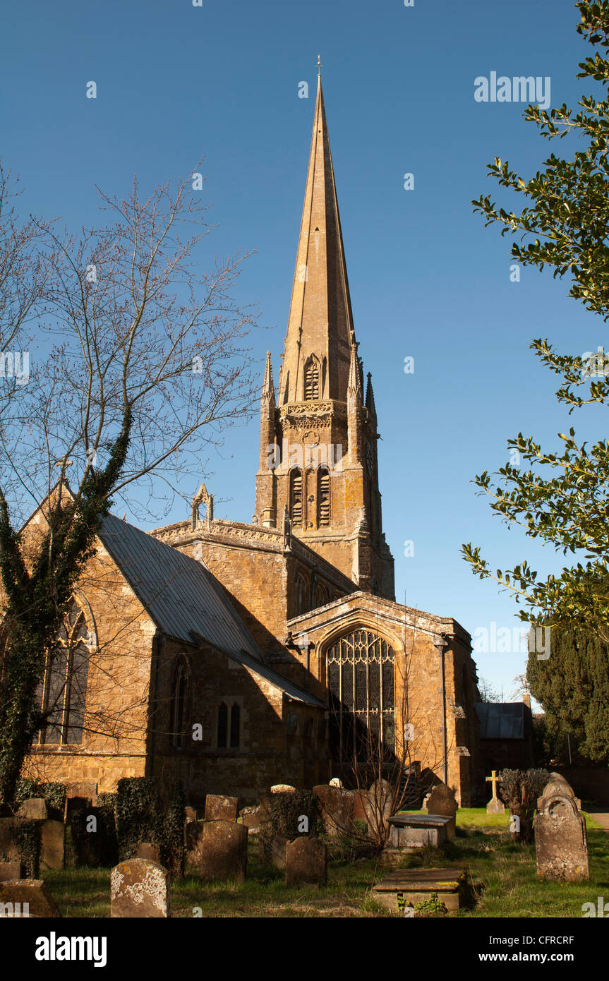 St. Marien Kirche, Bloxham, Oxfordshire, England, Vereinigtes Königreich Stockfoto