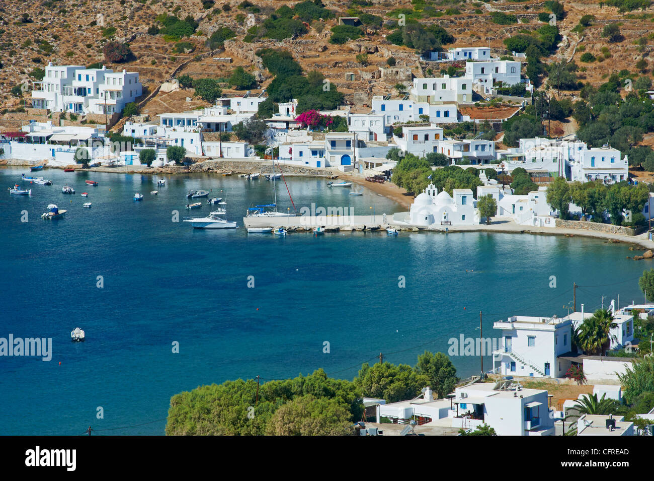 Kloster von Taxiarques, Vathi, Sifnos, Kykladen, griechische Inseln, Ägäis, Griechenland, Europa Stockfoto
