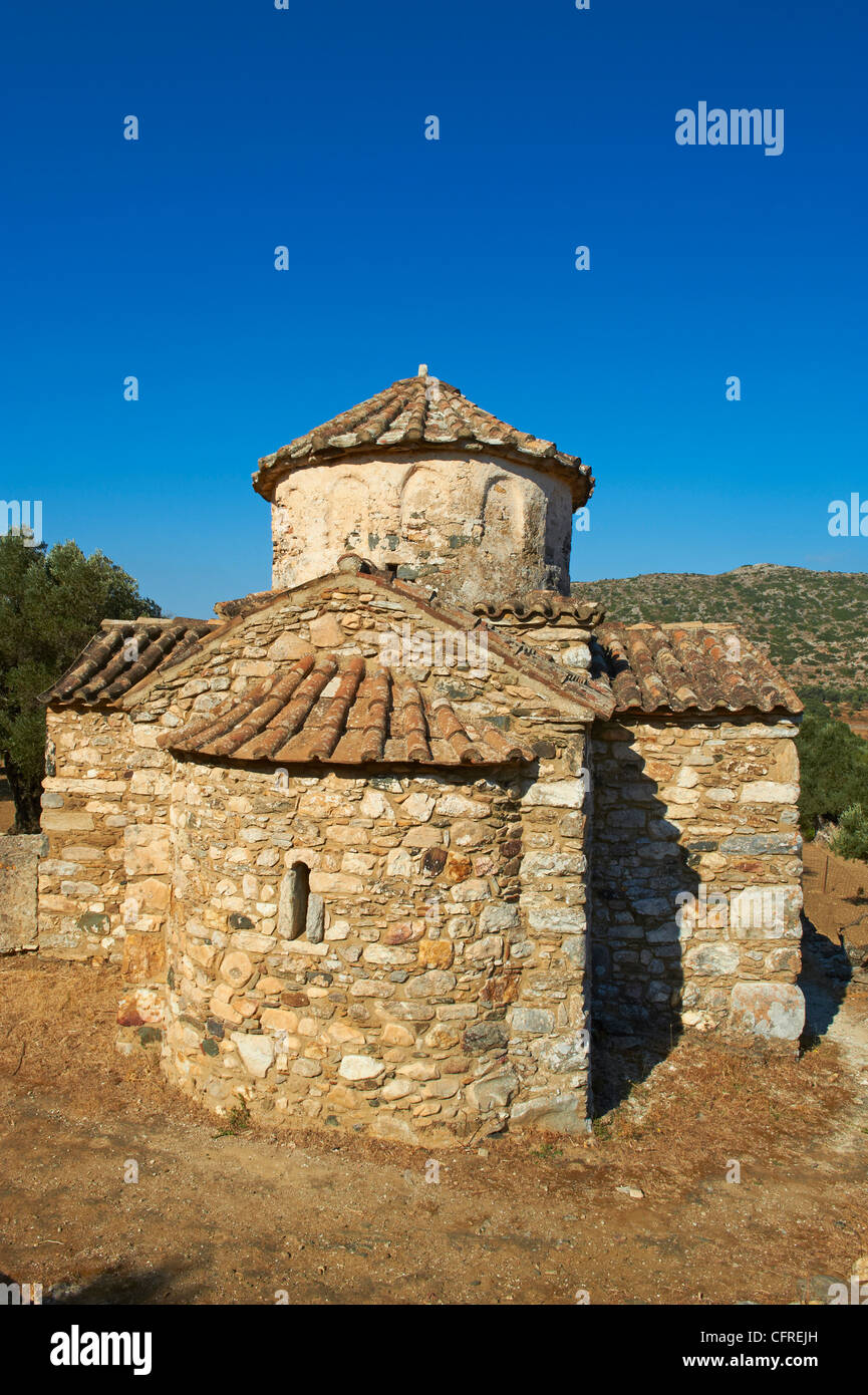 Agio Apostoli, byzantinische Kirche, Naxos, Kykladen, griechische Inseln, Griechenland, Europa Stockfoto