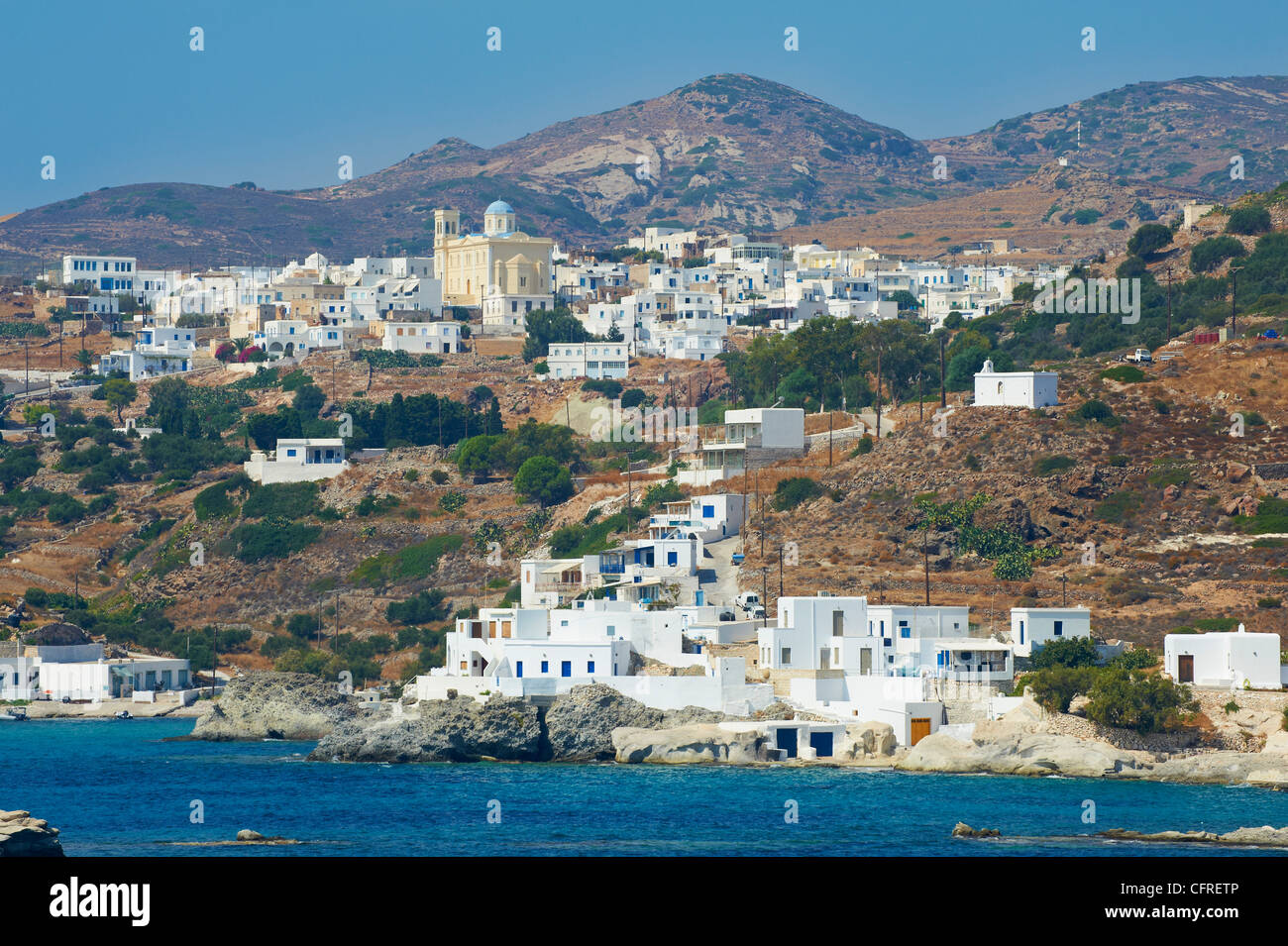 Stavros, Donoussa, kleinere Kykladen, Kykladen-Inseln, griechische Inseln, Ägäis, Griechenland, Europa Stockfoto