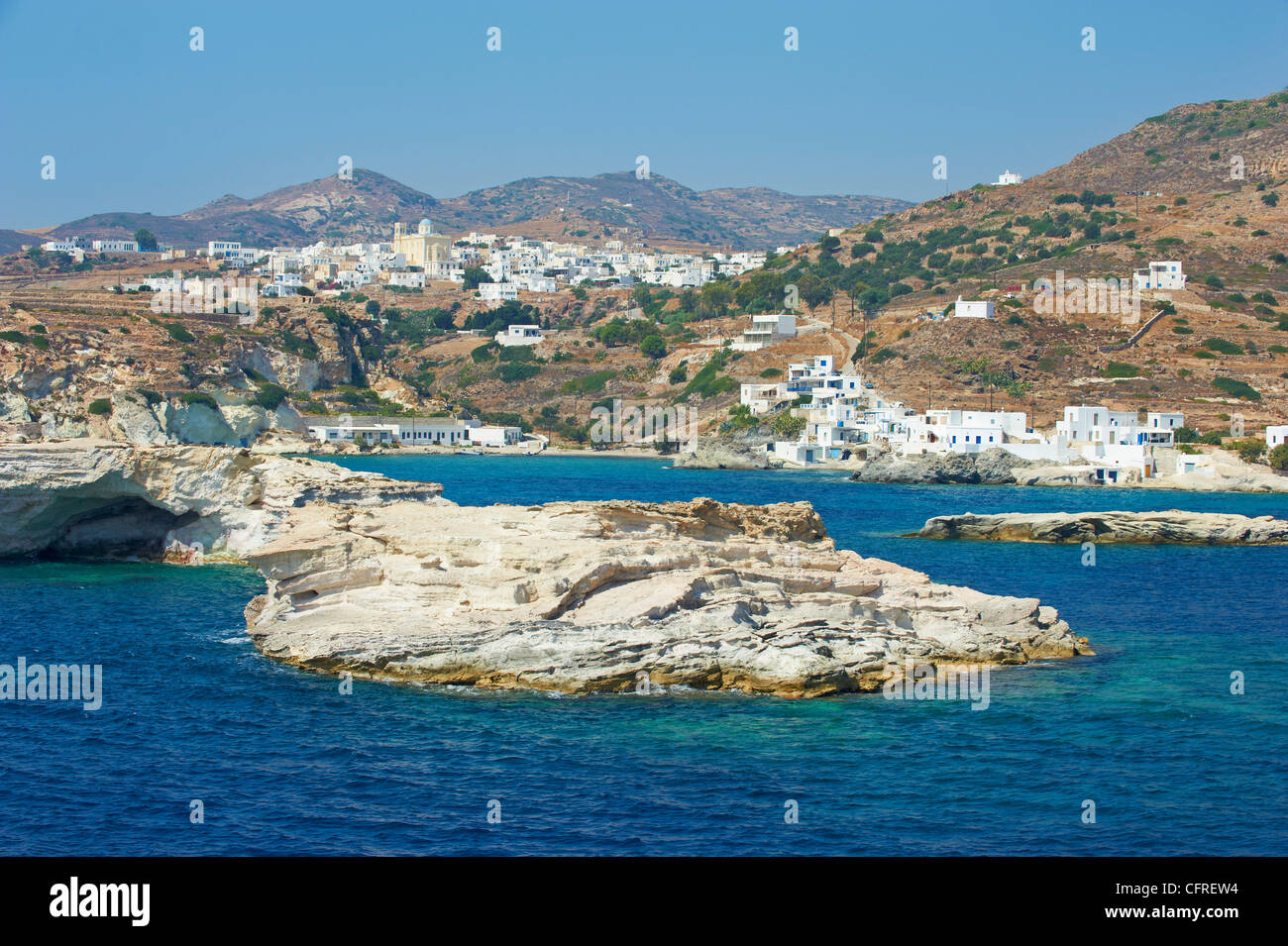 Stavros, Donoussa, kleinere Kykladen, Kykladen-Inseln, griechische Inseln, Ägäis, Griechenland, Europa Stockfoto
