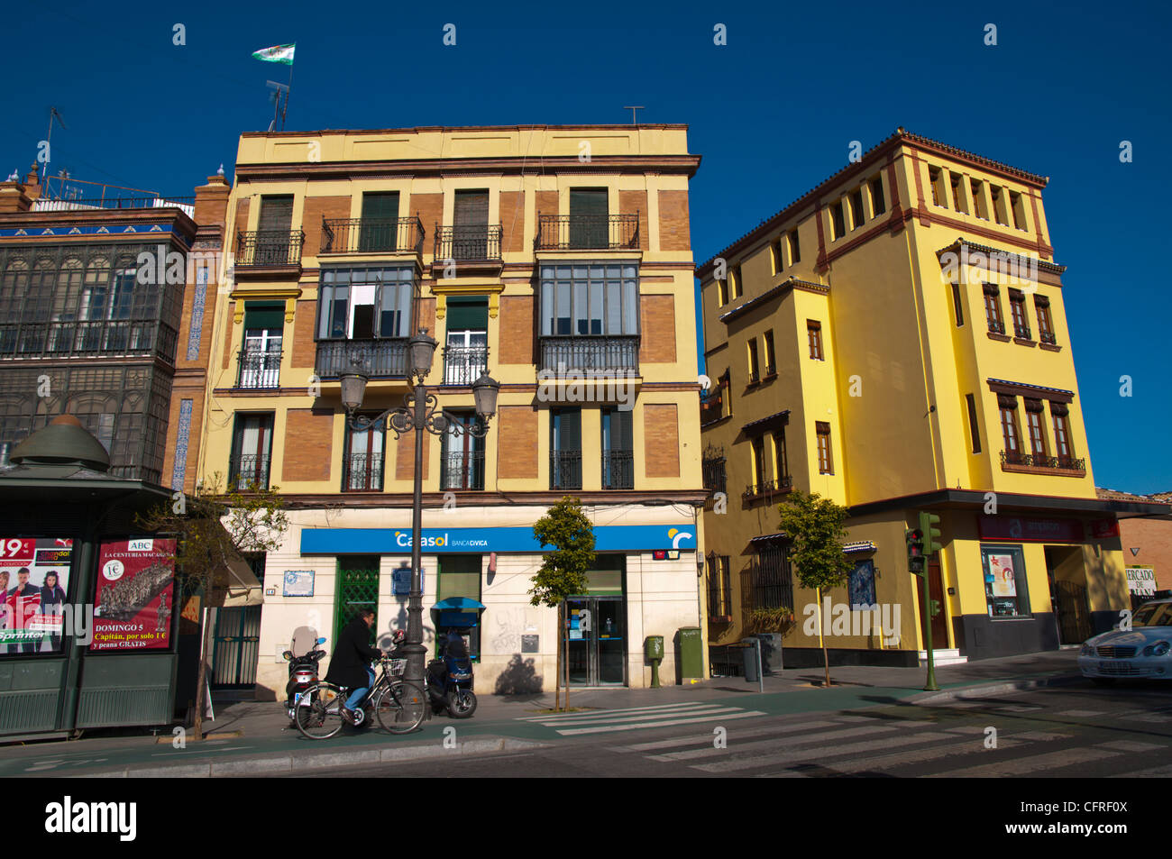 Stadtteil Triana Sevilla Andalusien Spanien Stockfoto