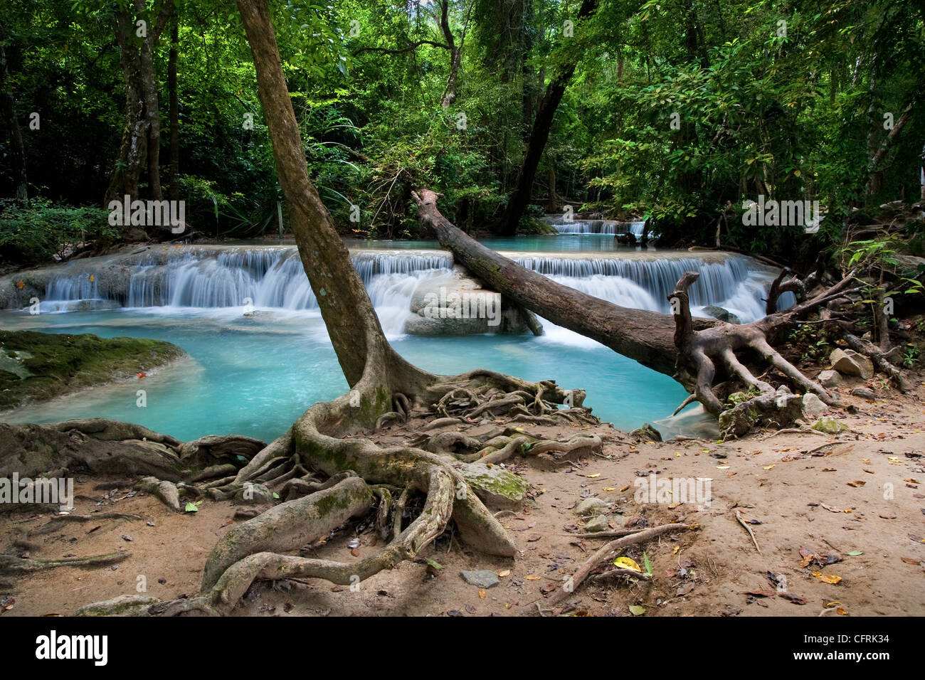 Schone Landschaft Im Tropischen Regenwald Thailand Provinz Kanchanaburi Stockfotografie Alamy