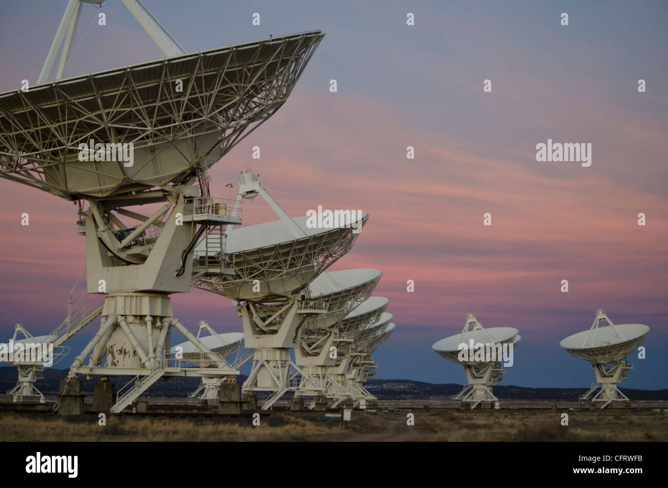 VLA, Very Large Array, NM, NRAO National Radio Astronomy, Stockfoto