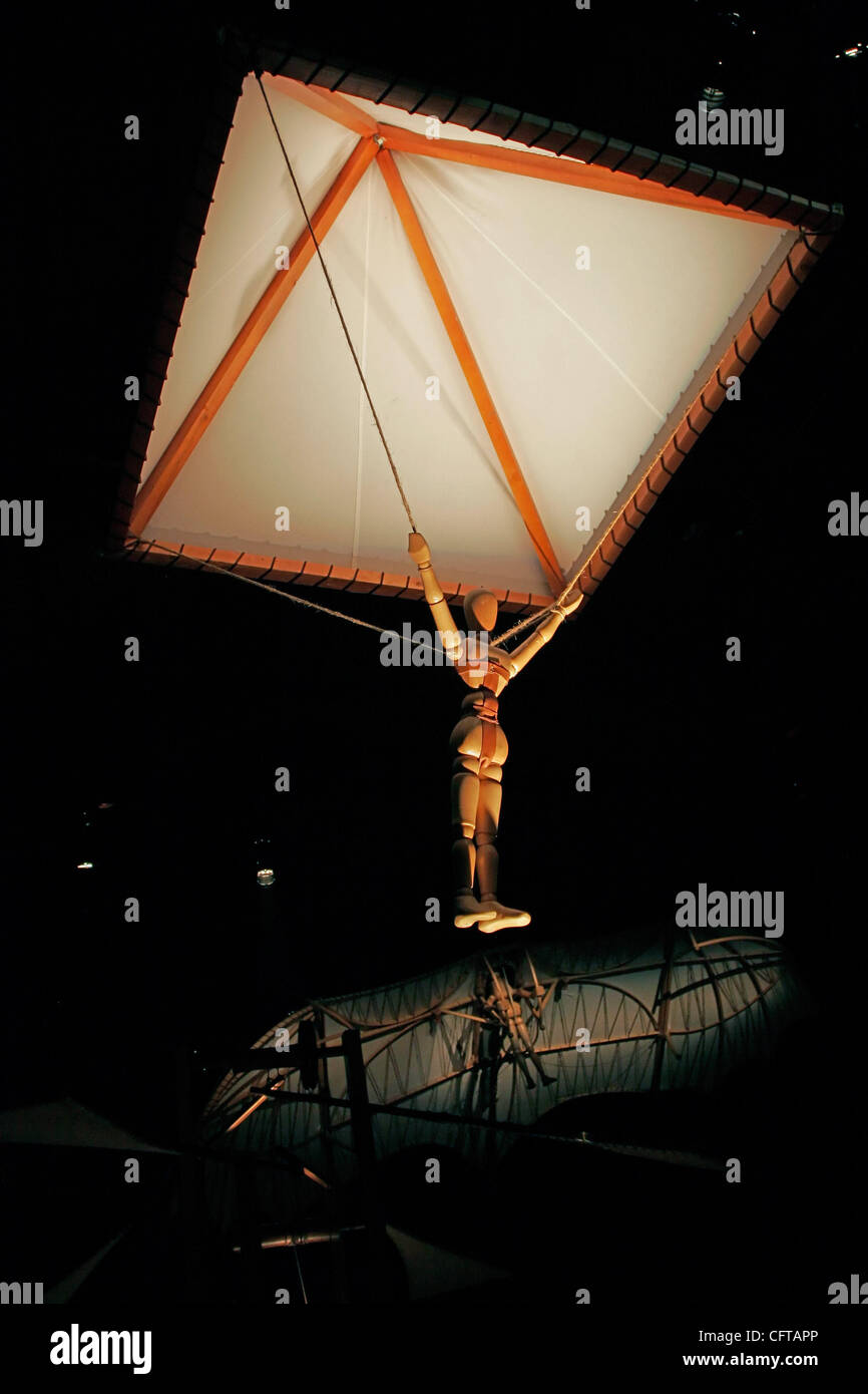 Fallschirm Von Leonardo Da Vinci Fallschirm Leonardo Da Vinci