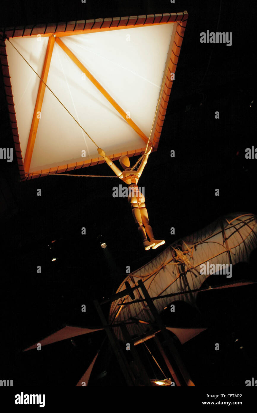 Fallschirm Von Leonardo Da Vinci Leonardo da vinci parachute -Fotos und -Bildmaterial in hoher Auflösung