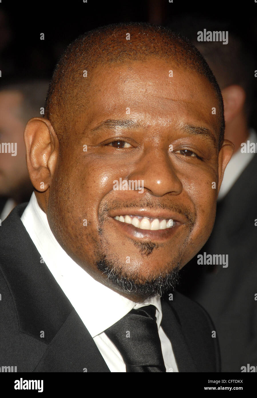 OSCARS 2007 - Schauspieler in einer führenden Rolle. Kandidat: FOREST WHITAKER - der letzte König von Schottland. NOMINIERTEN ROLLE. Forest Whitaker spielt Idi Amin, der berüchtigten ugandische Diktator, dessen charismatischen Persönlichkeit die grausame Brutalität seines Handelns maskieren kann nicht. Im Bild: 9. Januar 2007 - New York, NY, USA - für Stockfoto