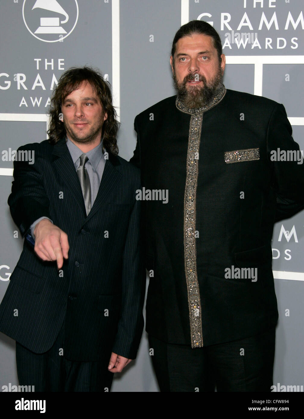 11. Februar 2007; Los Angeles, Kalifornien, USA; GRAMMYS 2007: ALAN PARSONS PROJECT Ankunft am 49. Annual Grammy Awards im Staples Center in Los Angeles statt. Obligatorische Credit: Foto von Lisa O'Connor/ZUMA Press. (©) Copyright 2007 von Lisa O'Connor Stockfoto