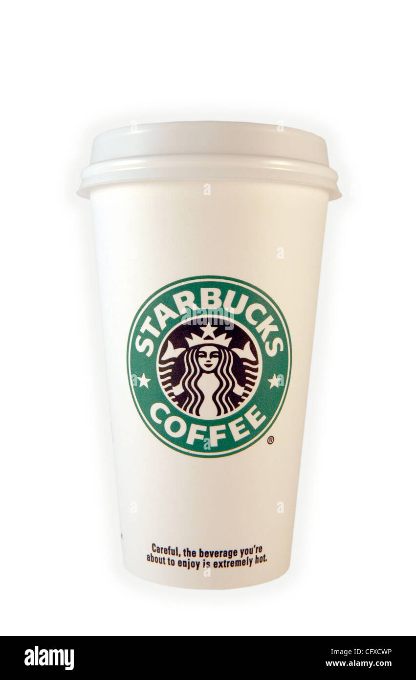 8. April 2007 - Los Angeles, CA, USA - A Starbucks Kaffee Tasse. (Kredit-Bild: © Marianna Tag Massey/ZUMA Press) Stockfoto