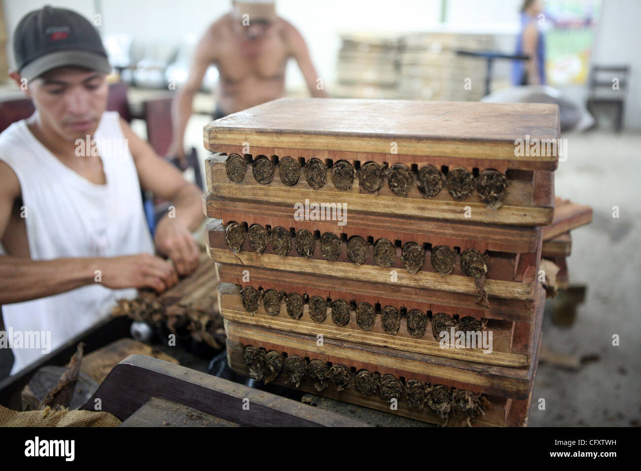 27. April 2007 - Esteli, Nicaragua - Esteli die zweitgrößte Stadt im Norden des Landes (nach Matagalpa), gelegen in der Gemeinde von Esteli in Esteli-Abteilung. Es liegt an der Panamericana 150 km nördlich von Managua. In dieser Region lebenden Menschen kommen in Esteli, Versorgungsmaterialien zu kaufen Stockfoto