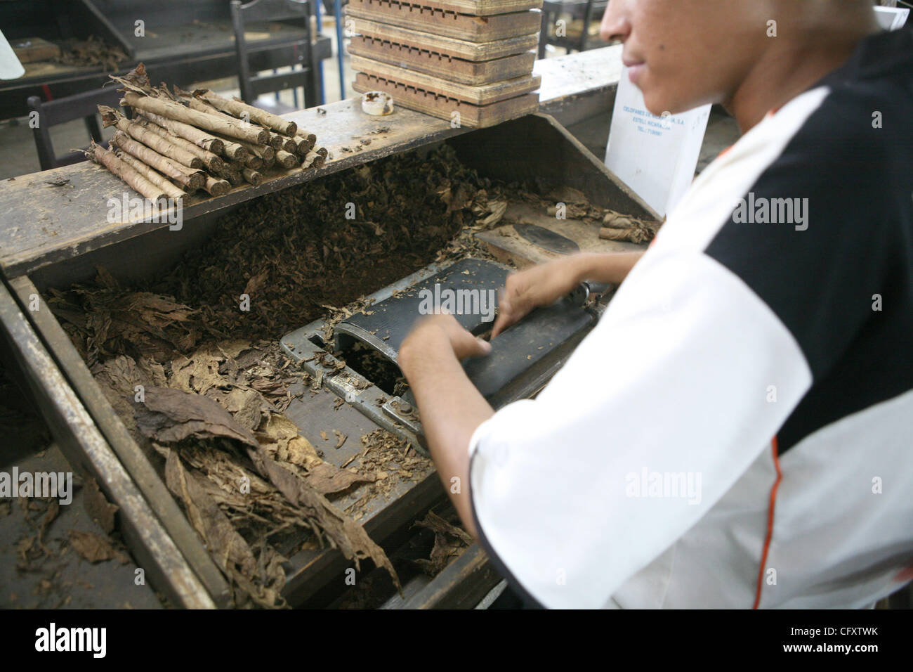 27. April 2007 - Esteli, Nicaragua - Esteli die zweitgrößte Stadt im Norden des Landes (nach Matagalpa), gelegen in der Gemeinde von Esteli in Esteli-Abteilung. Es liegt an der Panamericana 150 km nördlich von Managua. In dieser Region lebenden Menschen kommen in Esteli, Versorgungsmaterialien zu kaufen Stockfoto