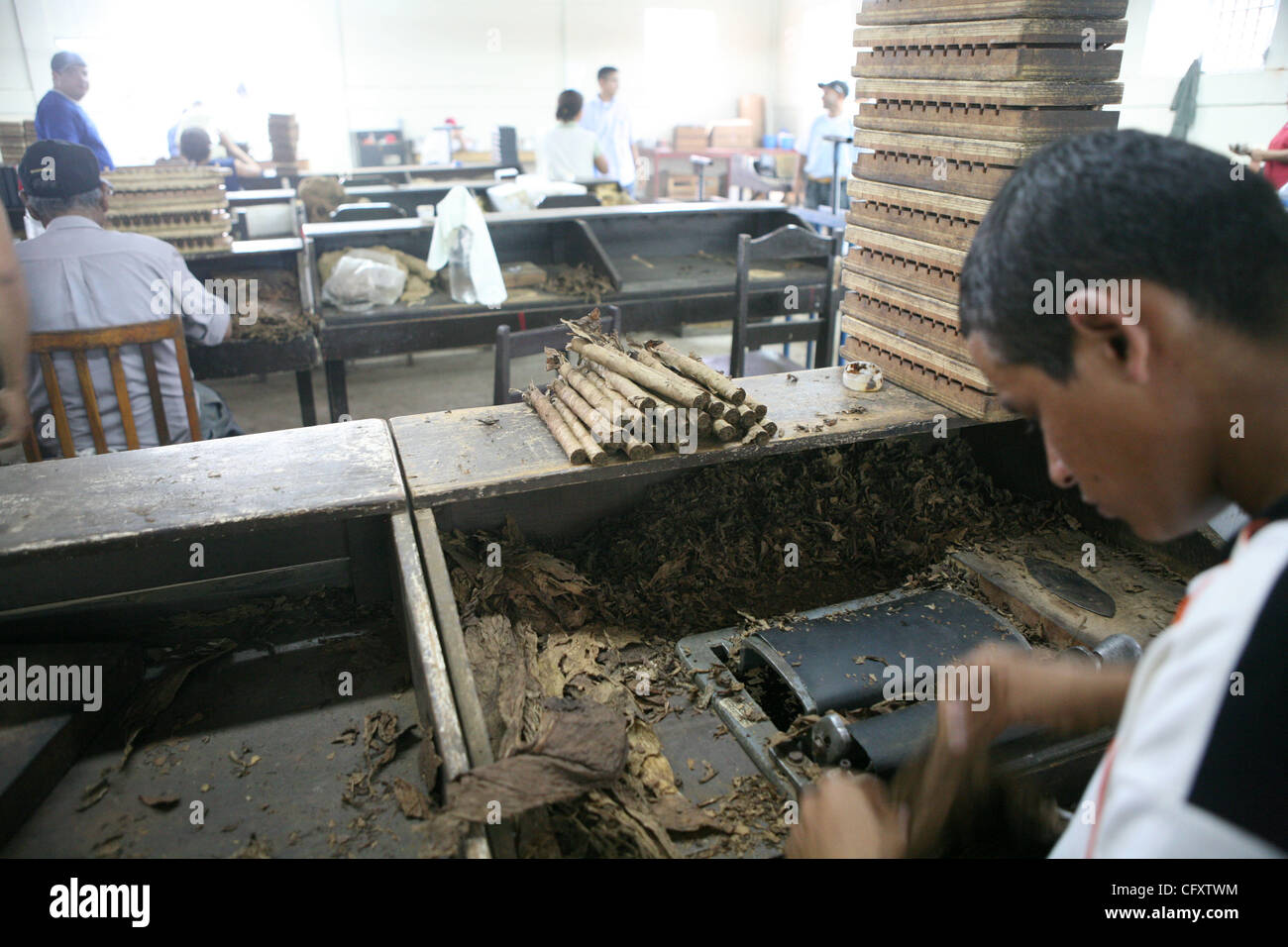 27. April 2007 - Esteli, Nicaragua - Esteli die zweitgrößte Stadt im Norden des Landes (nach Matagalpa), gelegen in der Gemeinde von Esteli in Esteli-Abteilung. Es liegt an der Panamericana 150 km nördlich von Managua. In dieser Region lebenden Menschen kommen in Esteli, Versorgungsmaterialien zu kaufen Stockfoto