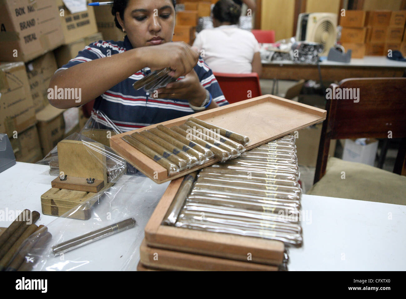 27. April 2007 - Esteli, Nicaragua - Esteli die zweitgrößte Stadt im Norden des Landes (nach Matagalpa), gelegen in der Gemeinde von Esteli in Esteli-Abteilung. Es liegt an der Panamericana 150 km nördlich von Managua. In dieser Region lebenden Menschen kommen in Esteli, Versorgungsmaterialien zu kaufen Stockfoto