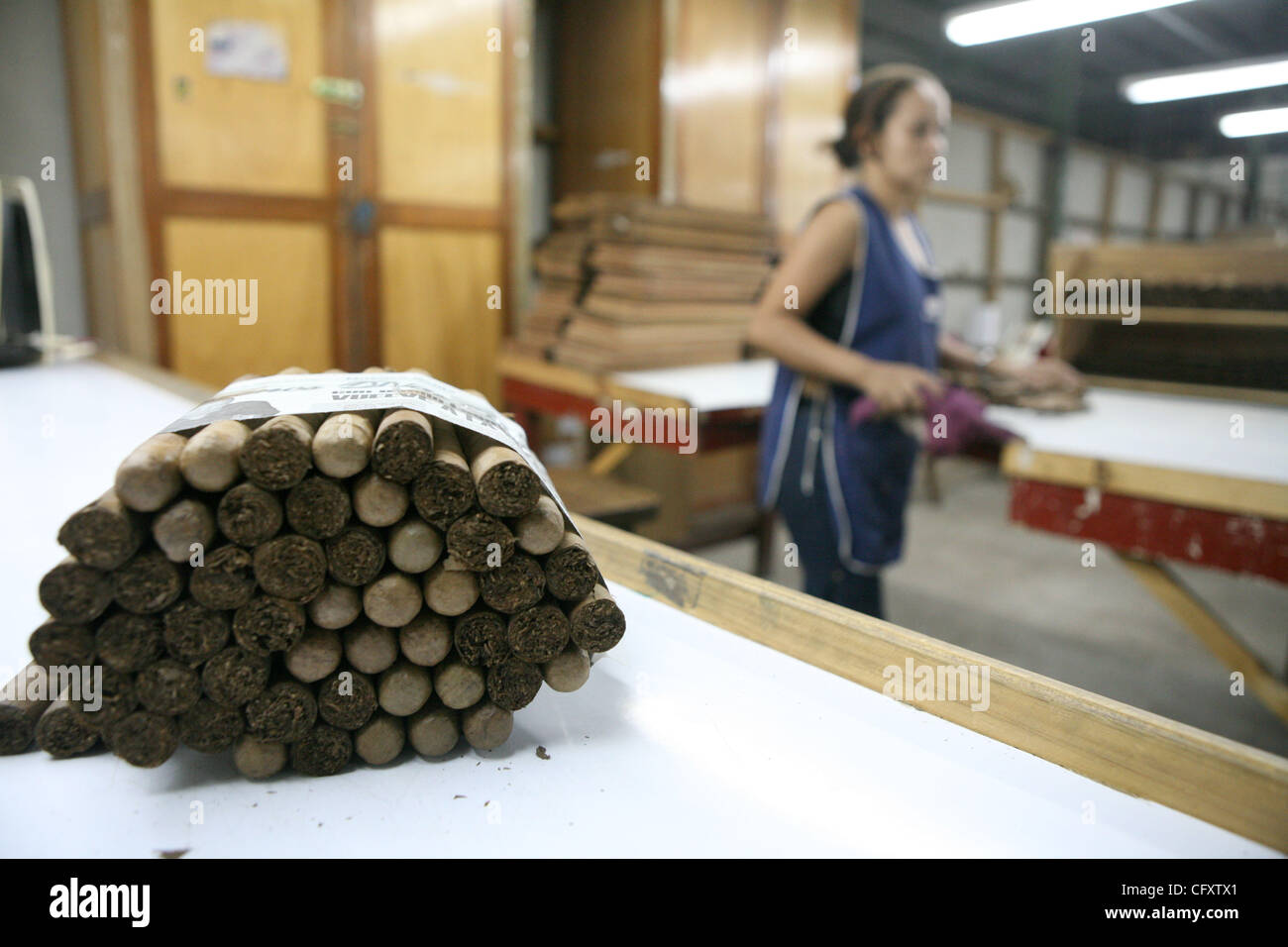 27. April 2007 - Esteli, Nicaragua - Esteli die zweitgrößte Stadt im Norden des Landes (nach Matagalpa), gelegen in der Gemeinde von Esteli in Esteli-Abteilung. Es liegt an der Panamericana 150 km nördlich von Managua. In dieser Region lebenden Menschen kommen in Esteli, Versorgungsmaterialien zu kaufen Stockfoto