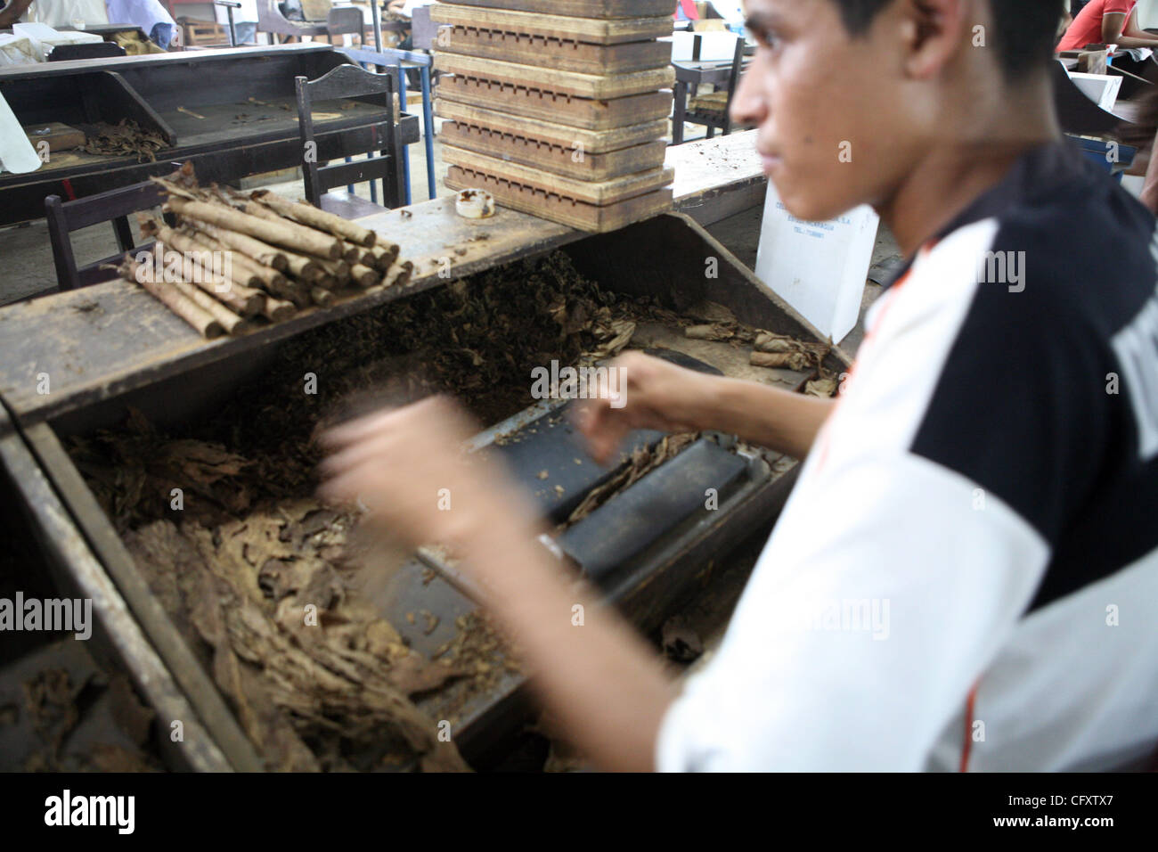27. April 2007 - Esteli, Nicaragua - Esteli die zweitgrößte Stadt im Norden des Landes (nach Matagalpa), gelegen in der Gemeinde von Esteli in Esteli-Abteilung. Es liegt an der Panamericana 150 km nördlich von Managua. In dieser Region lebenden Menschen kommen in Esteli, Versorgungsmaterialien zu kaufen Stockfoto