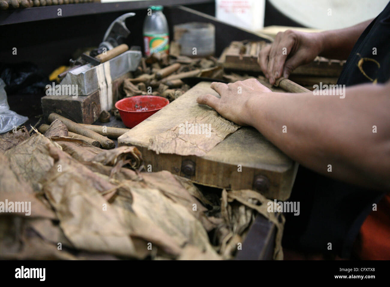 27. April 2007 - Esteli, Nicaragua - Esteli die zweitgrößte Stadt im Norden des Landes (nach Matagalpa), gelegen in der Gemeinde von Esteli in Esteli-Abteilung. Es liegt an der Panamericana 150 km nördlich von Managua. In dieser Region lebenden Menschen kommen in Esteli, Versorgungsmaterialien zu kaufen Stockfoto
